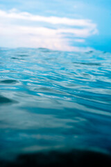 ocean surface with reflection 