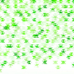 Green triangles. Geometric background. Abstract vector background. eps 10