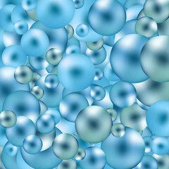 Pearl blue color pearl background. Festive template. Modern design.