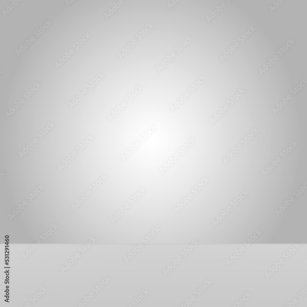 Poster a gray gradient studio is used for the background and to showcase your product.