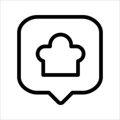 restaurant, cafe icon set, on white background, eps 10.