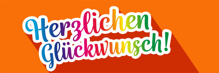 Herzlichen Gl&uuml;ckwunsch
