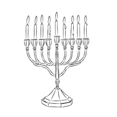 It's a beautiful Chanukah  picture.
