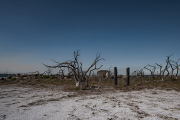 Lake Epecuen, salt recovery, Province of Buenos Aires, Argentina.