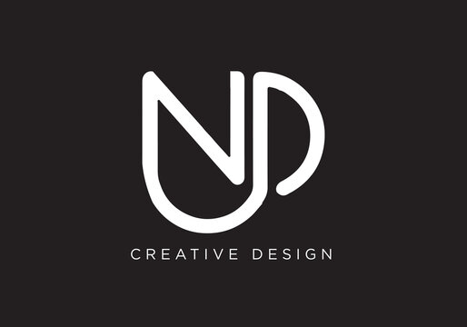 Letter NUD Logo Design , NUD Icon