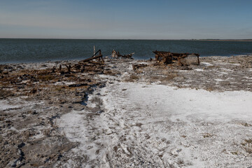 Lake Epecuen, salt recovery, Province of Buenos Aires, Argentina.