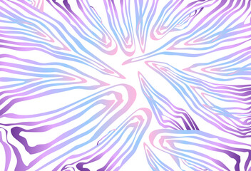 Vector abstract poster template with liquid lines. Pastel wavy lines on a white background. Abstract background with lines