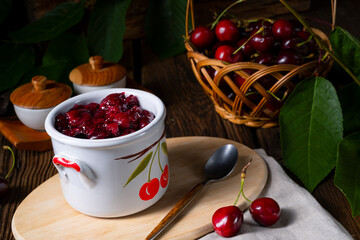 classic homemade cherry jam