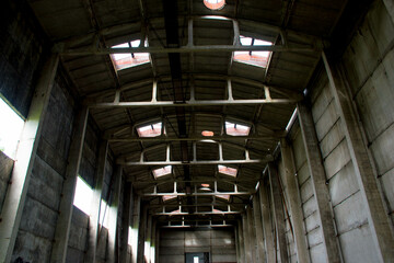 old factory roof
