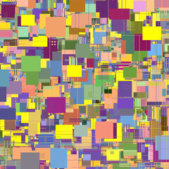 Sci-Fi technology background pattern used as a clothing motif