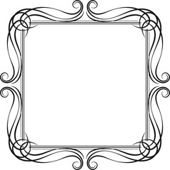 Calligraphic design elements . Decorative swirls or scrolls, vintage frames , flourishes, labels and dividers.