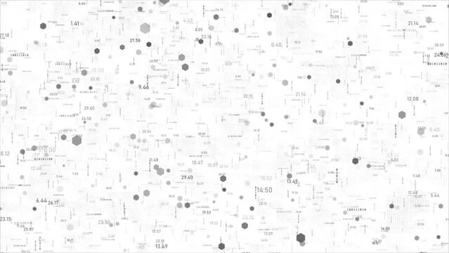 Data moving over white background. digital technology cloud computing white background
