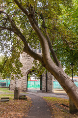 Grater London, England - September 04, 2022:St. Margaret of Antioch Virgin, Martyr, Grade I listed building, dating back to 1215,The Grade II listed Curfew Tower, Fire Bell Gate, 