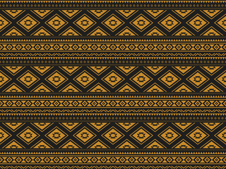 vintage bohemian batik day vintage texture watercolor aztec mandala drawing seamless vector tribal