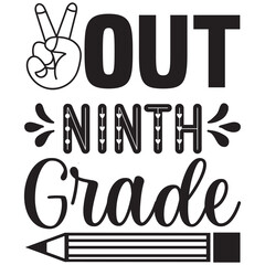 Naklejka premium out ninth grade