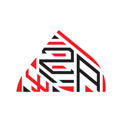 Creative XZA Letter Logo Design