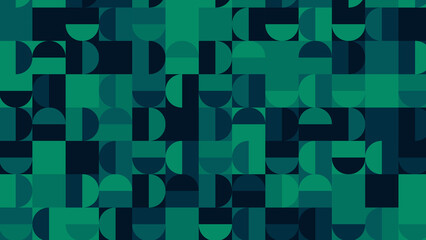 blue and gree geometric pattern, wallpaper for fabric