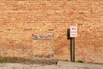 Brick wall background.