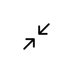 Arrow sign symbol line icon suitable for any purpose