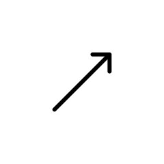 Arrow sign symbol line icon suitable for any purpose