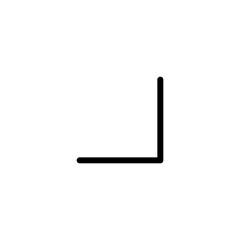 Arrow sign symbol line icon suitable for any purpose
