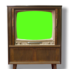Alter Fernseher mit greenscreen bis 4K