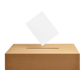 ballot box casting vote election referendum politics elect woman female democracy hand voter flying air