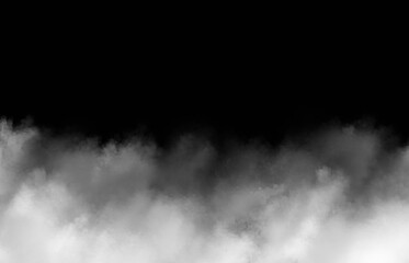 smoke on black background