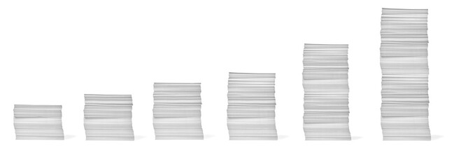 paper stack pile office paperwork busniess education file document heap data report organize...