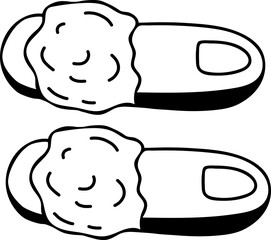 Pair of slippers