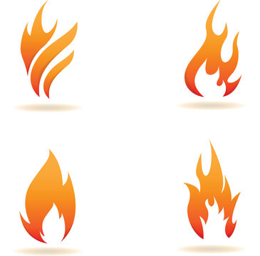 Fire And Flame Icon Set