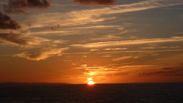 Atardecer En Jaizkibel País Vasco Euskadi 