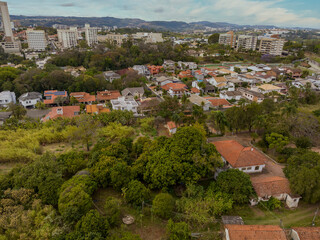 Fotos aéreas de região nobre em Valinhos no estado de São Paulo