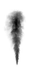 dark smoke texture on transparent background