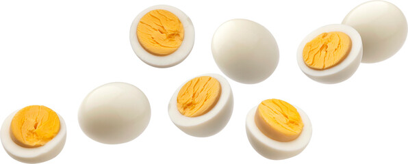 Boiled egg isolated
