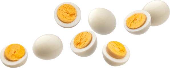 Boiled egg isolated