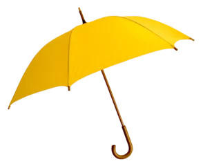Fotobehang Yellow umbrella © Sozh
