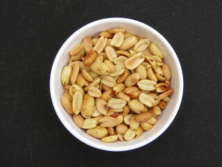 Indian snack food salted peanuts 