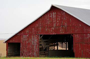 Unique barn interior
