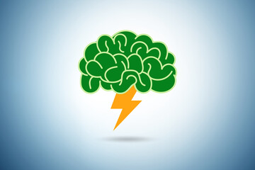 Fototapeta premium Brainstorming concept as a way of finding solutions