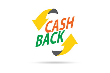 Cash back concept of money returning to customer