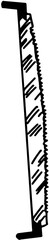 cabinetmaker's and carpenter's tools saws in vector