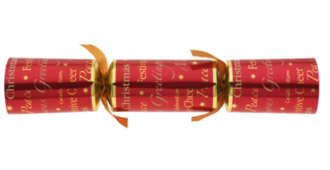 Shiny christmas cracker  isolated on transparency photo png file 