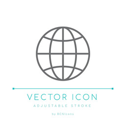 Global Line Icon