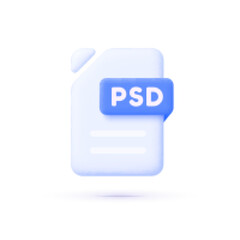 PSD file 3d Vector Icon, great design for any purposes. Isolated vector illustration