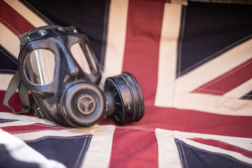 Fototapeta premium British gas mask