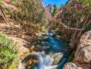 Les Fonts d`Algar near Benidorm, Spain