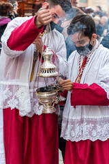 BOTAFUMEIRO PROCESION DE SEMANA SANTA SALAMANCA 2022 INTERÉS TURÍSTICO INTERNACIONAL 9 Abril...