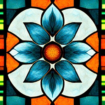 Flower Stain Glass Images Browse 28 045 Stock Photos Vectors And Video Adobe Stock