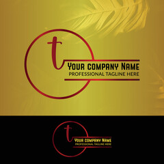 monogram letter t Logo design for your modern brand and business
